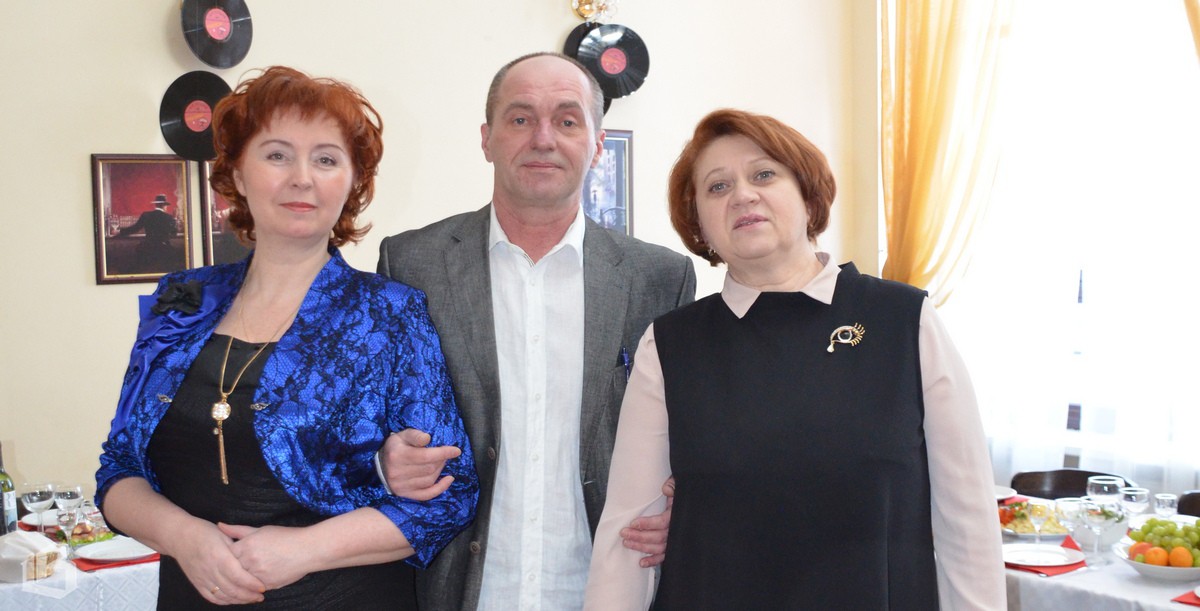 Организаторы встречи: Татьяна Тищенко, Михаил Щукин и Светлана Куликова 