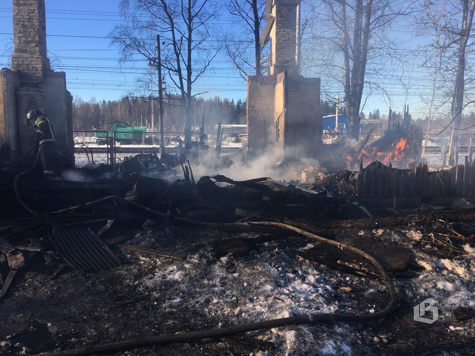 Пожар в Черкасово