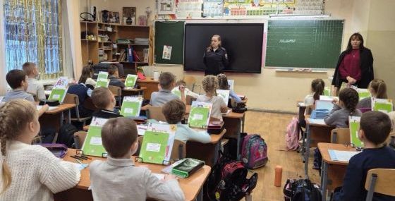 В школе №10 провели урок безопасности