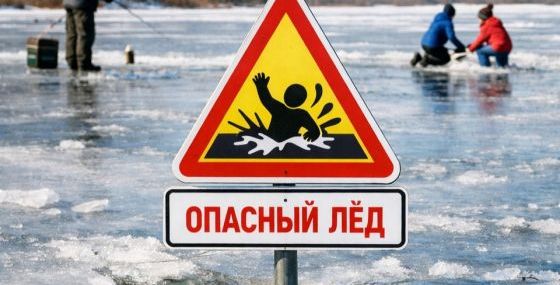 Опасный лёд: предупреждение для любителей подлёдного лова и родителей