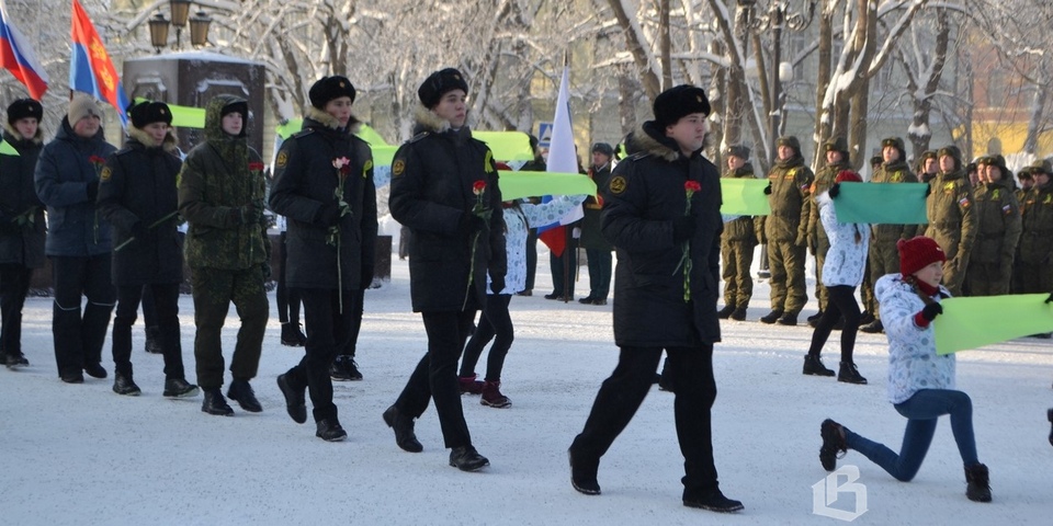 В Выборге прошла акция посвященная  75-летию снятия блокады Ленинграда