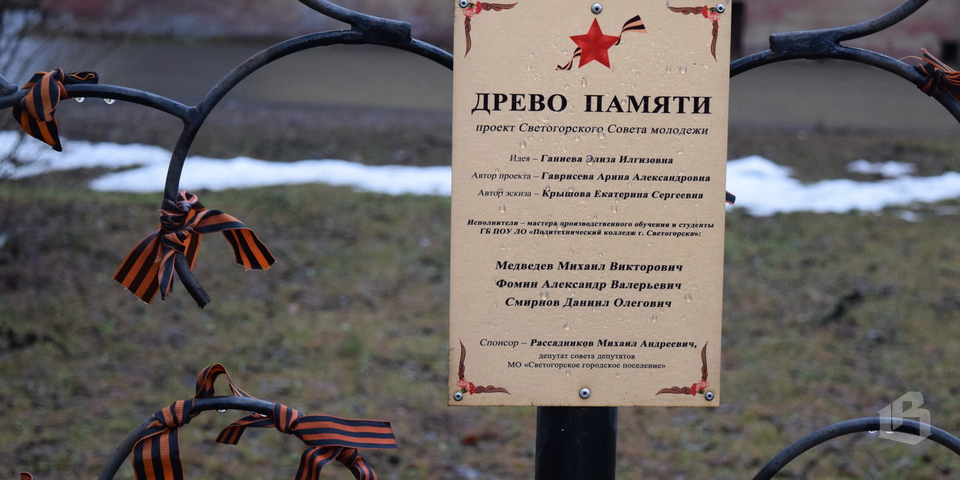 В приграничном Светогорске хранят память о тех, кто первыми приняли бой