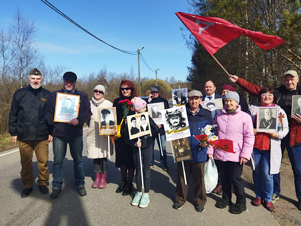 Жители посёлка Чулково организовали шествие своего Бессмертного полка