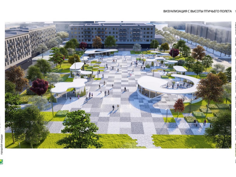 В Светогорске приступили к благоустройству площади по выигравшему проекту