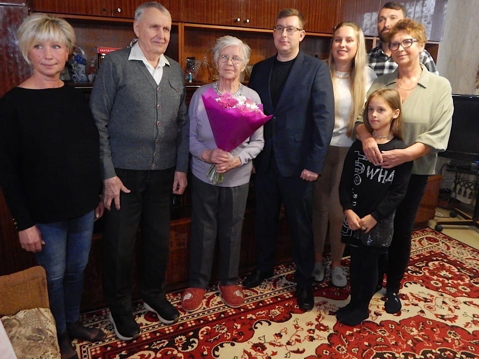 Выборжанку Марию Филатову поздравили с 90-летием