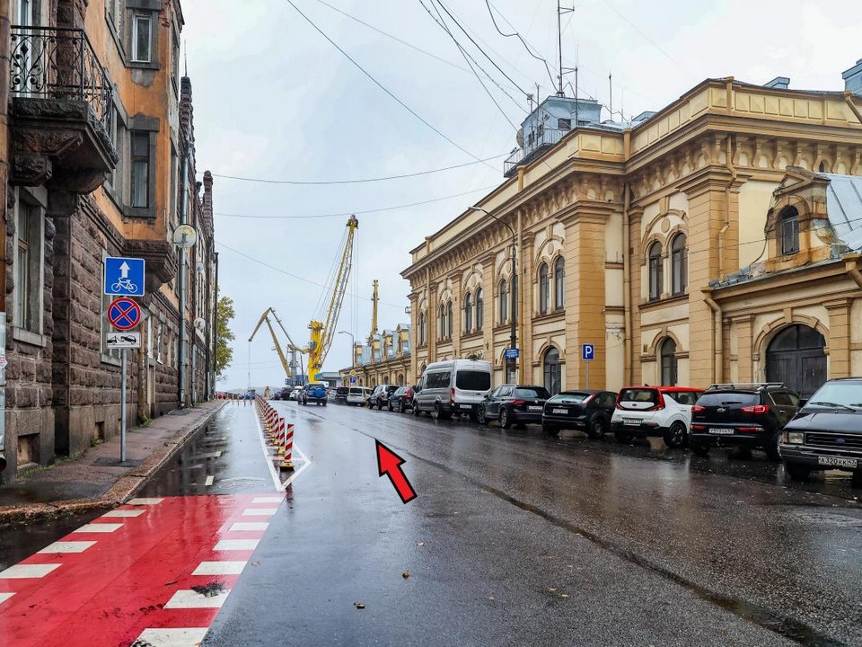 В Выборге вводится новая схема с односторонним движением