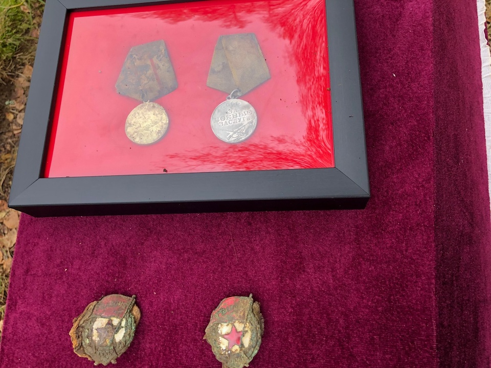 Под Выборгом предали земле останки красноармейцев, погибших в 1944-м