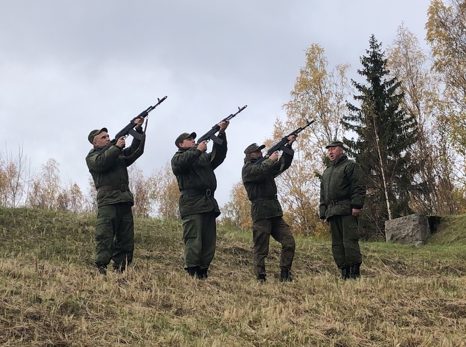 Под Выборгом предали земле останки красноармейцев, погибших в 1944-м