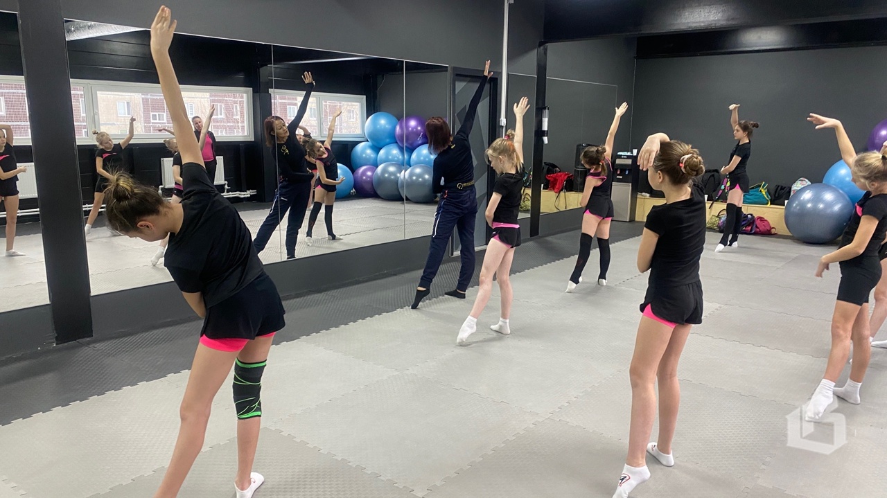 Выборгские гимнастки получают уроки мастерства