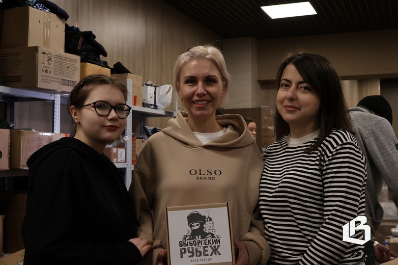 Очередная партия гуманитарных грузов отправилась из Выборга в район проведения СВО