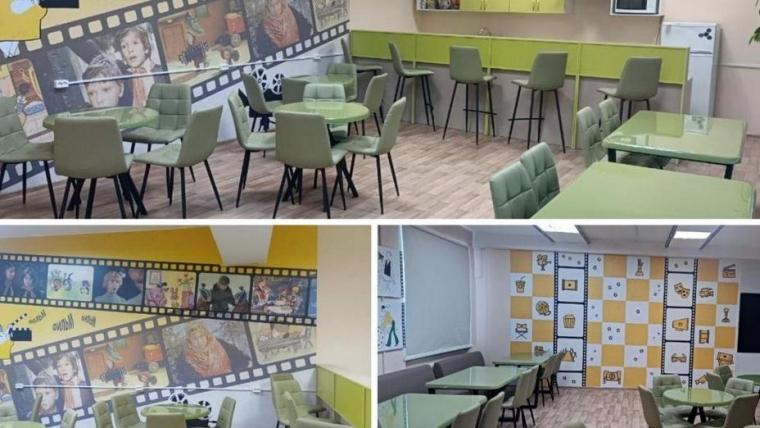 В Возрожденской школе Выборгского района появилось кинокафе «Перемена»