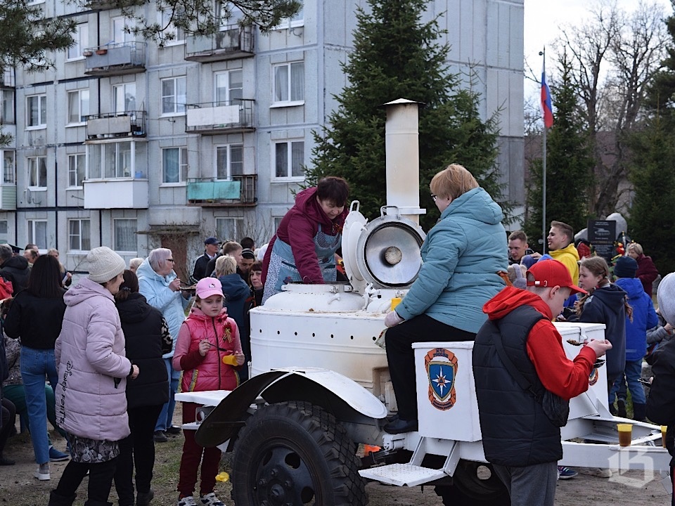 Харитоновцы встретили День Победы вместе с главой Выборгского района