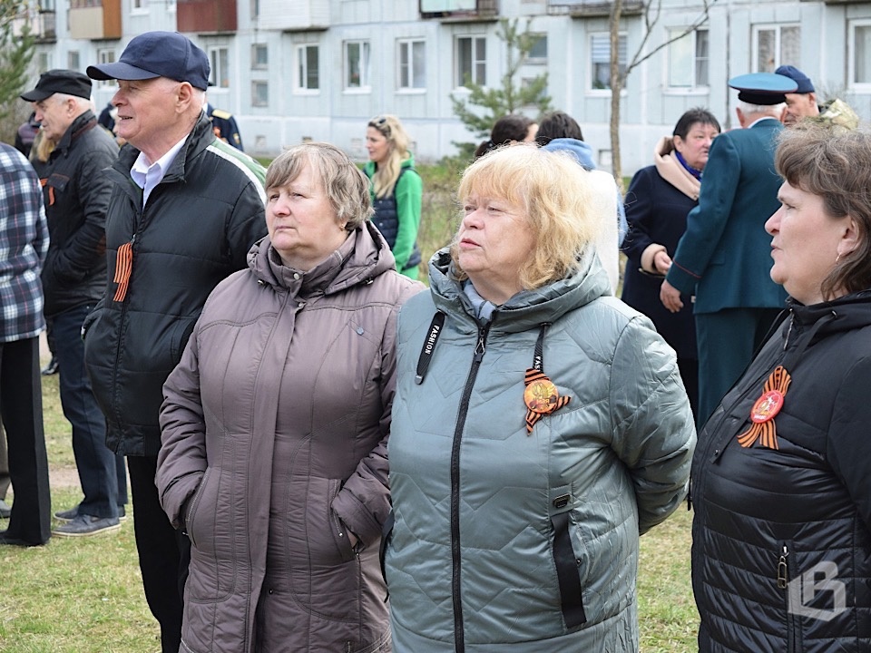 Харитоновцы встретили День Победы вместе с главой Выборгского района
