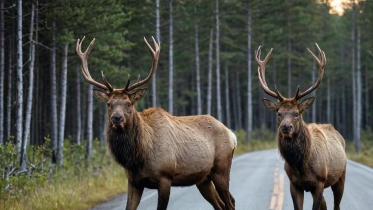Автомобилистов Ленобласти предупреждают: у лосей начался период гона
