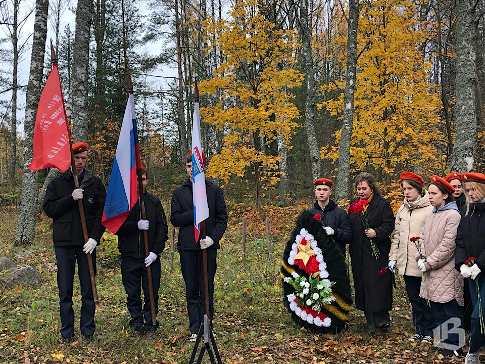 Под Выборгом предали земле останки ещё 33 красноармейцев 