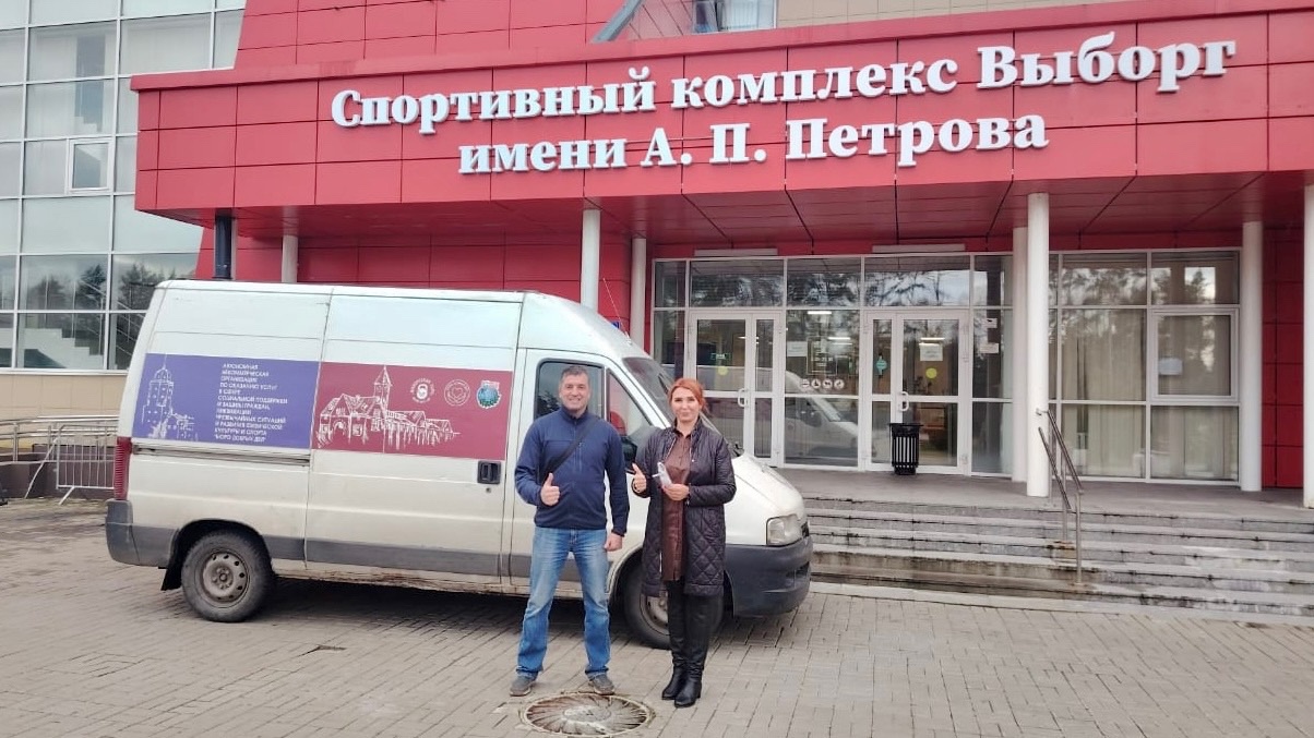 Выборгские волонтёры получают в подарок спортивные занятия