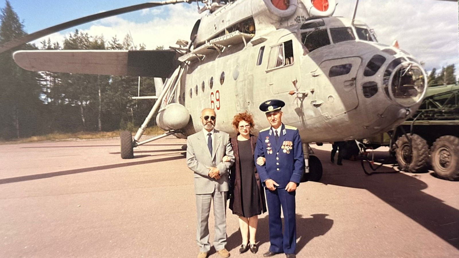 Встреча с летчиками – ветеранами 332 отдельного гвардейского вертолетного Краснознаменного полка