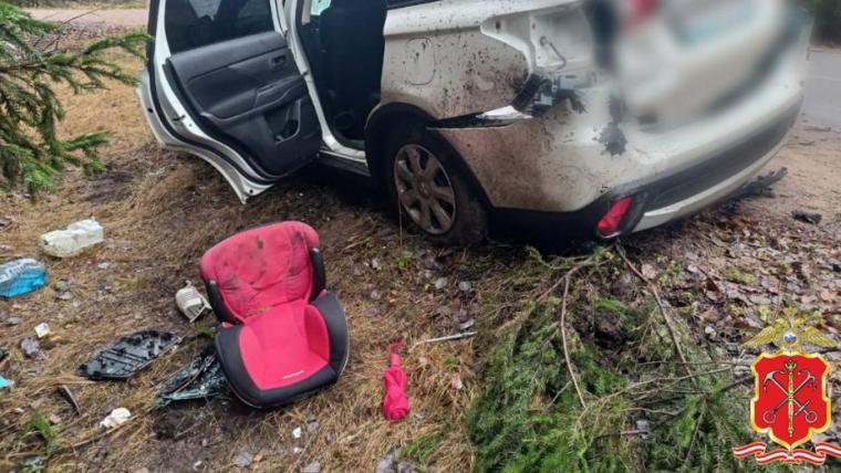 В Выборгском районе в дорожной аварии пострадали дети