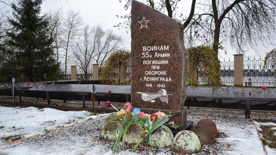 Гневом объятая, среди снегов 55-я громит врагов