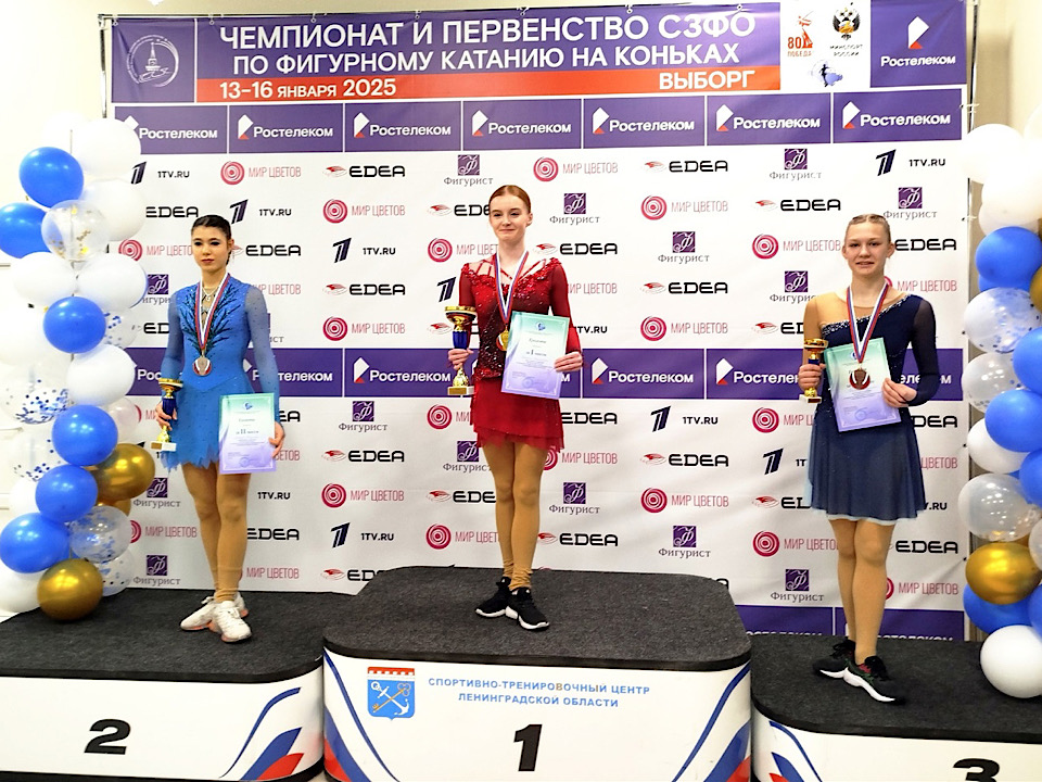 Ленинградская фигуристка – серебряный призёр чемпионата СЗФО