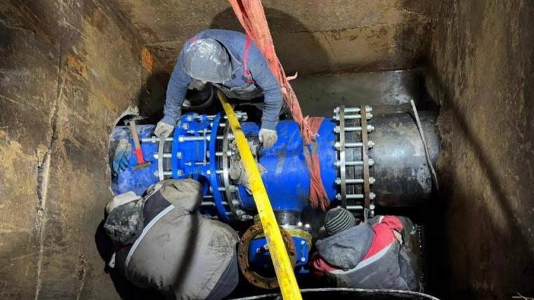 В Выборге специалисты успели сделать ремонт за одну ночь