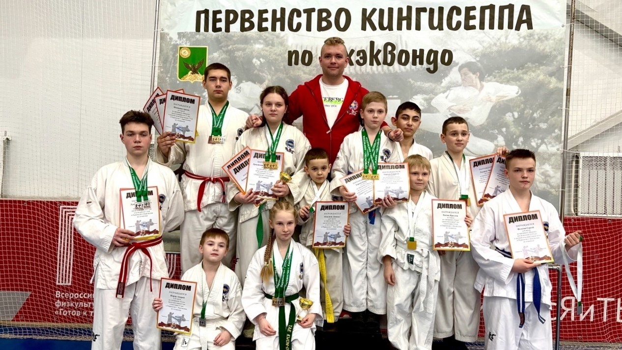 Выборгские тхэквондисты вернулись из Кингисеппа с коллекцией медалей