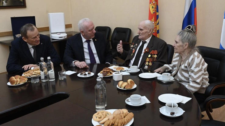 В Выборге состоялось вручение юбилейных медалей в чеcть 80-летия Победы