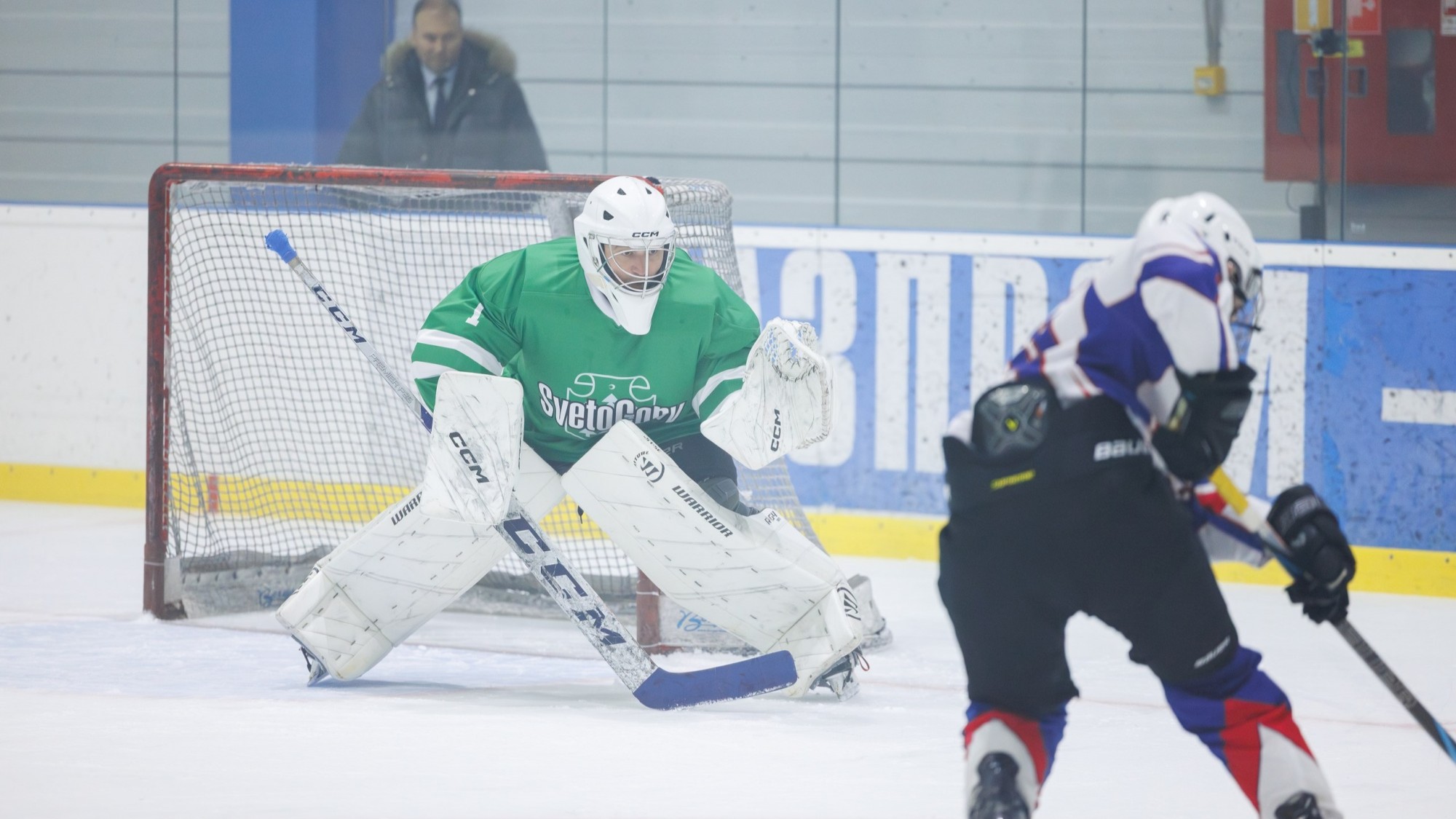 В Светогорске на лёд вышли производственники