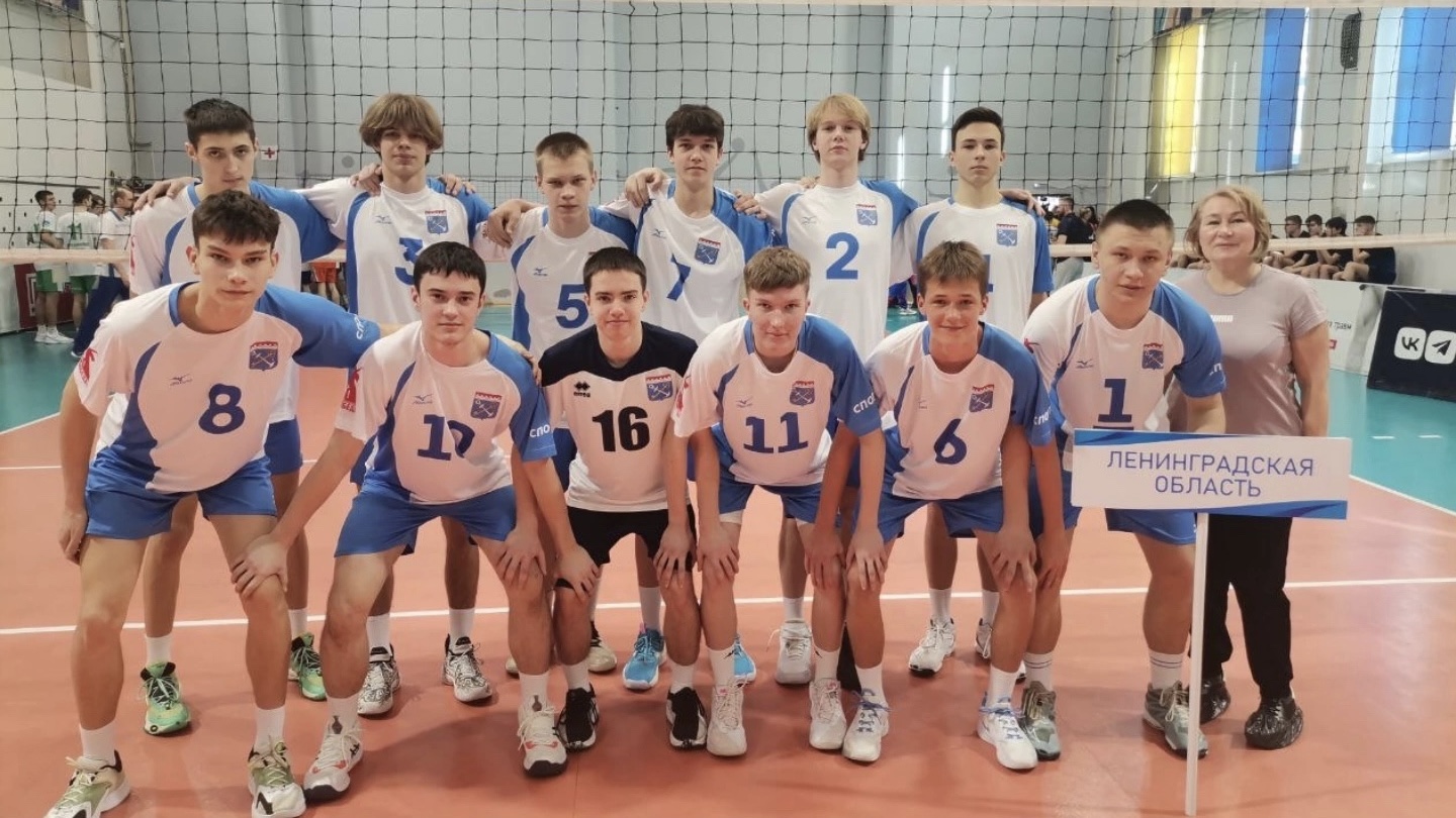 Волейболисты Выборгского района в составе сборной Ленобласти успешно выступили на первенстве России