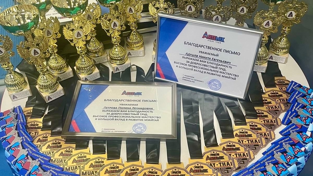 Выборжцы выиграли три золотые медали на ринге «Артемикса»