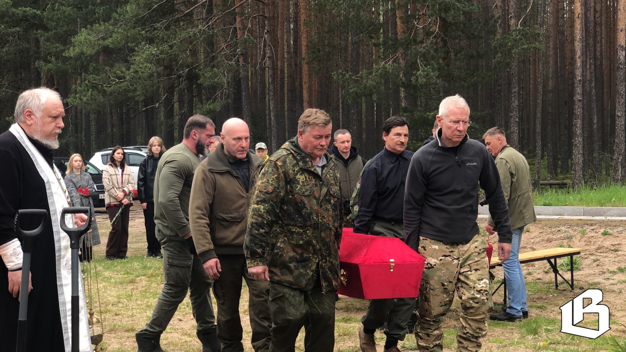 Под Выборгом захоронили останки 28 красноармейцев, погибших в феврале 1940-го