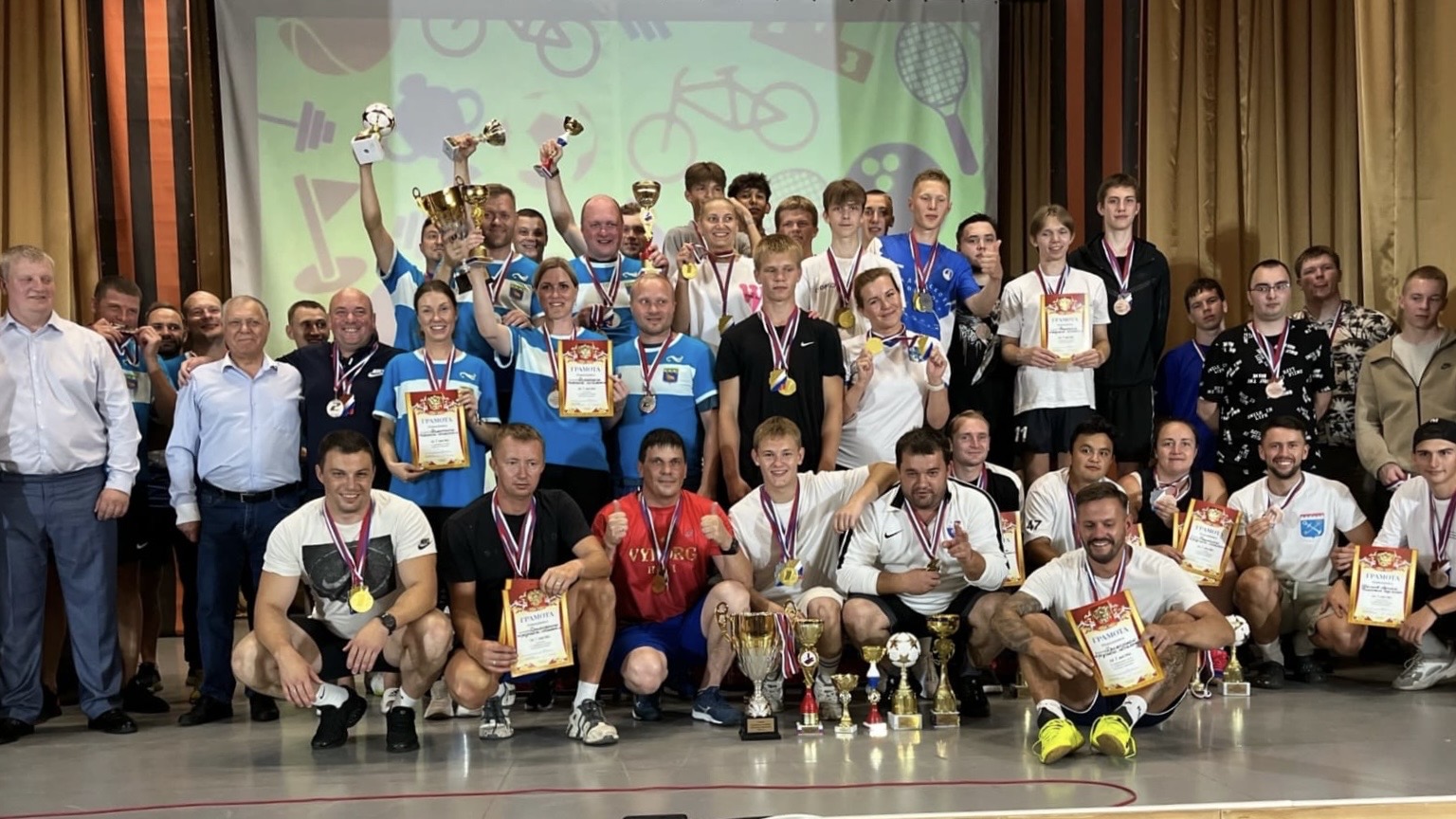 Спортивный праздник в Семиозерье