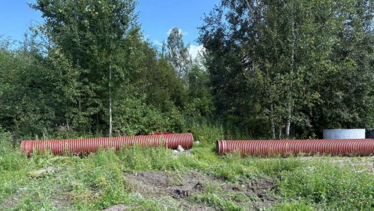 Строительство новых сетей возле Монрепо обещают завершить к концу года