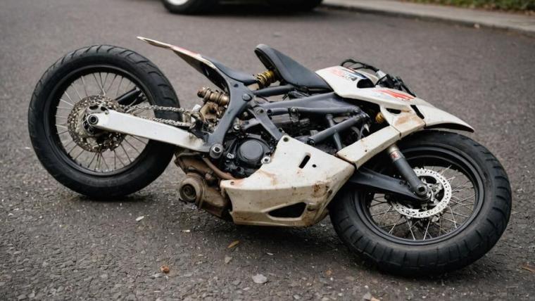 В Выборге автомобиль наехал на несовершеннолетнего питбайкера