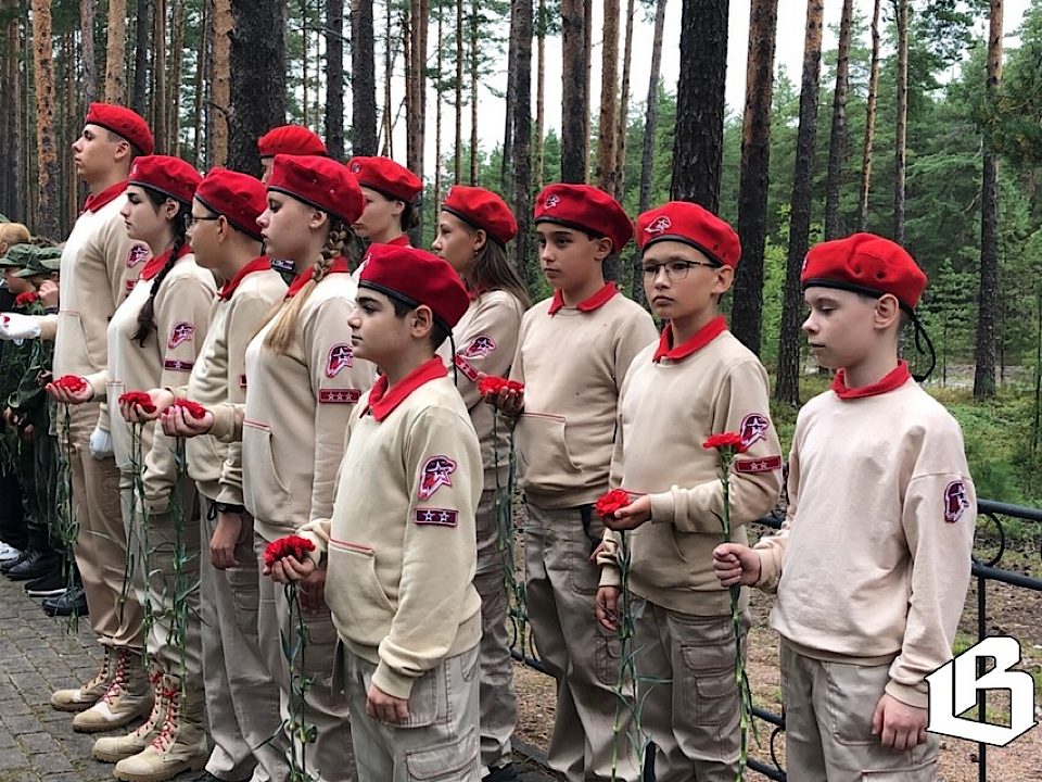 Под Выборгом преданы земле останки красноармейцев, погибших на острове Игривом