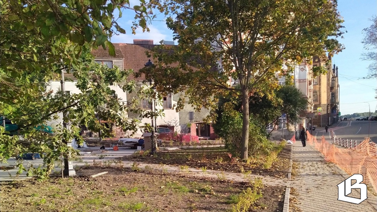 Скоро откроется обновленный сквер в Старом Выборге