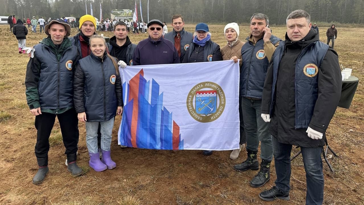 «Команда 47» сажает деревья в Приозерском районе