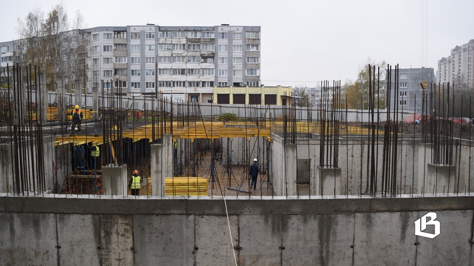 Здание будущей поликлиники в Выборге