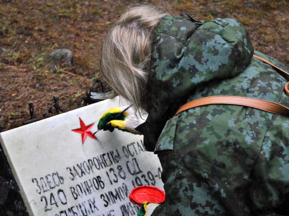 На местах боёв под Выборгом в годовщину начала Советско-финляндской прошёл митинг