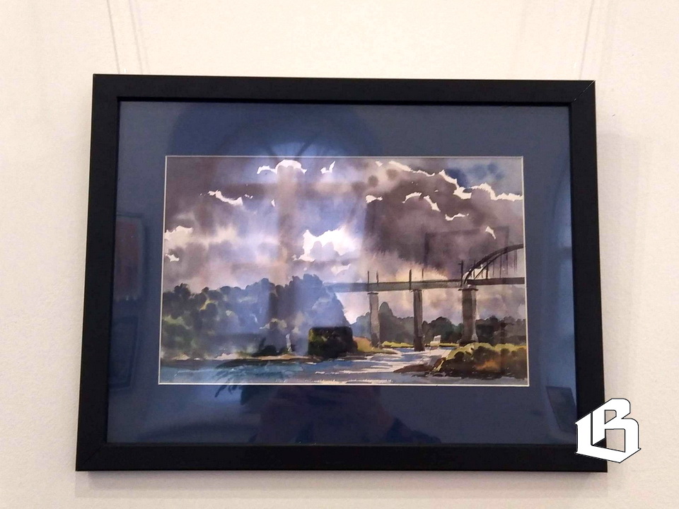 Выставка акварелей вновь в Замке