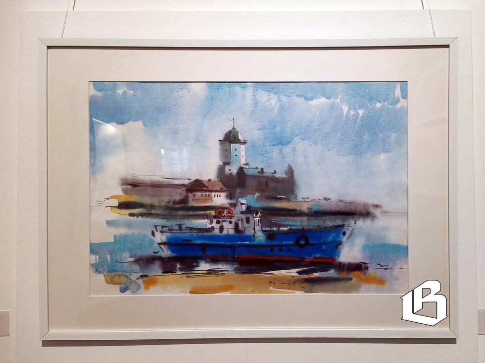 Выставка акварелей вновь в Замке