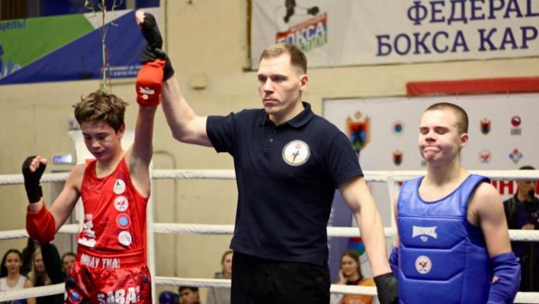 На турнире в Карелии выборгский тайбоксёр на равных состязался с вице-чемпионом Европы