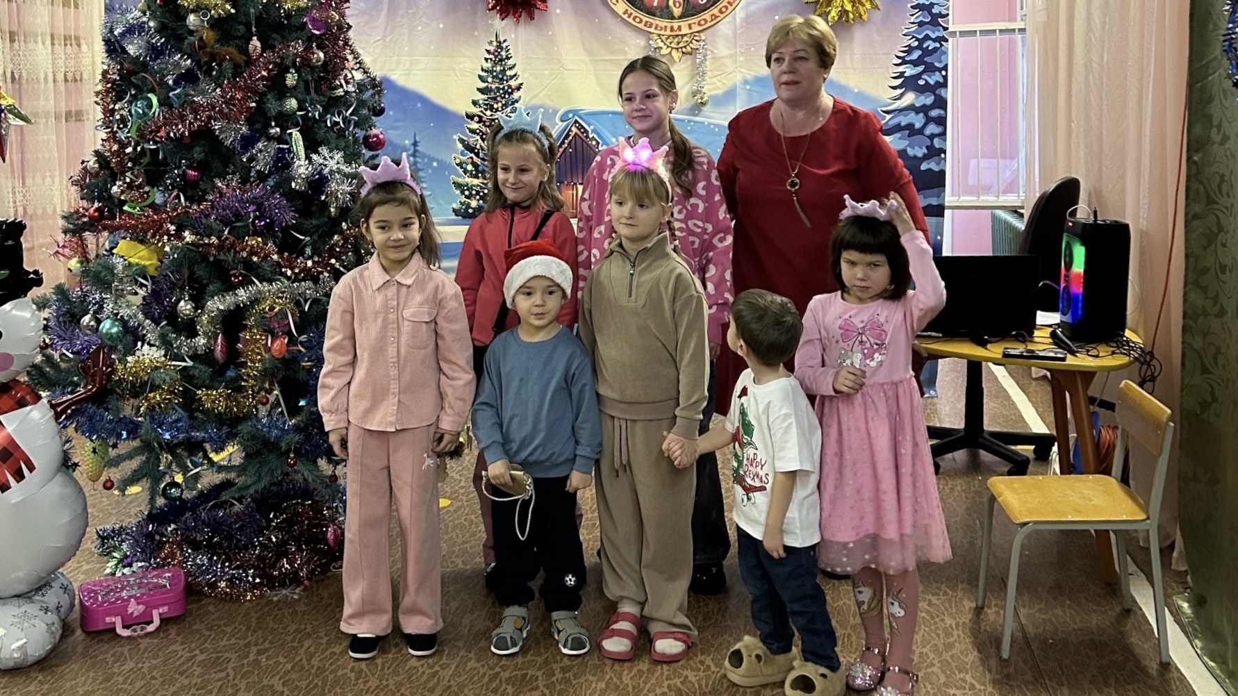 В гости к тарасовцам пришëл Дед Мороз