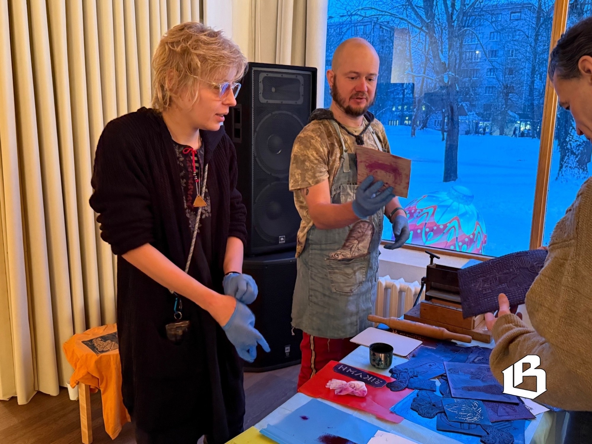 Музыка в оттиске. В Аалто объединили арт-рок и графику