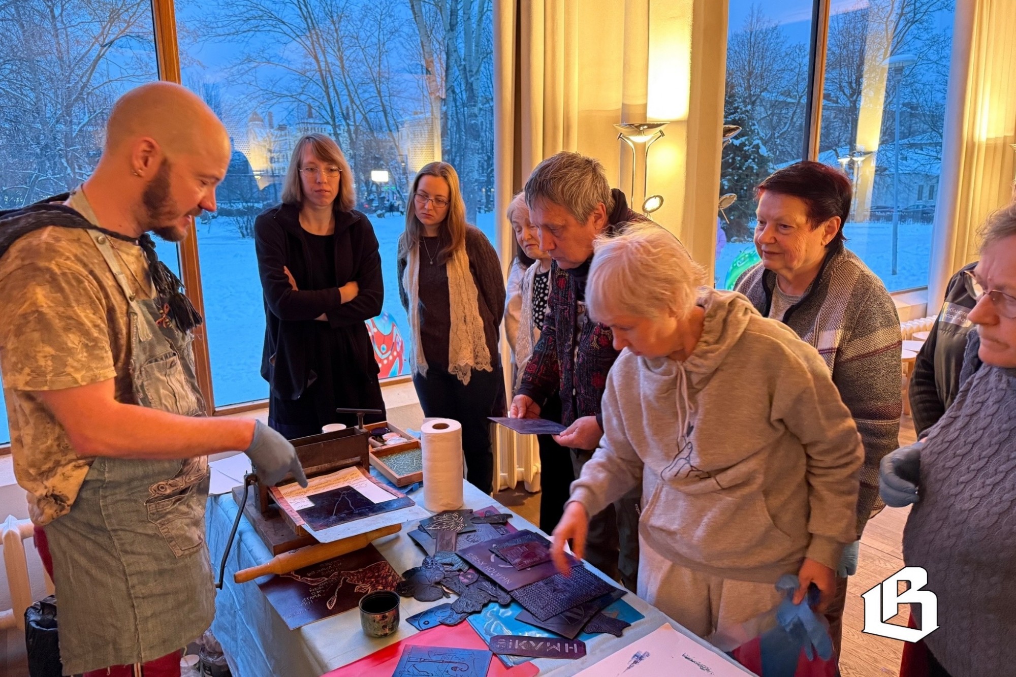 Музыка в оттиске. В Аалто объединили арт-рок и графику