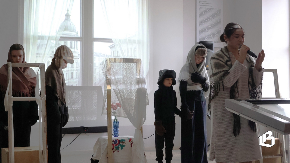 В выставочном зале «Выборг – город воинской славы» театральная премьера