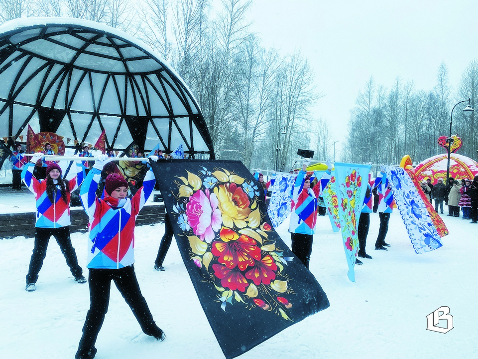 Разгуляй-­Масленица на Батарейной горе в Выборге