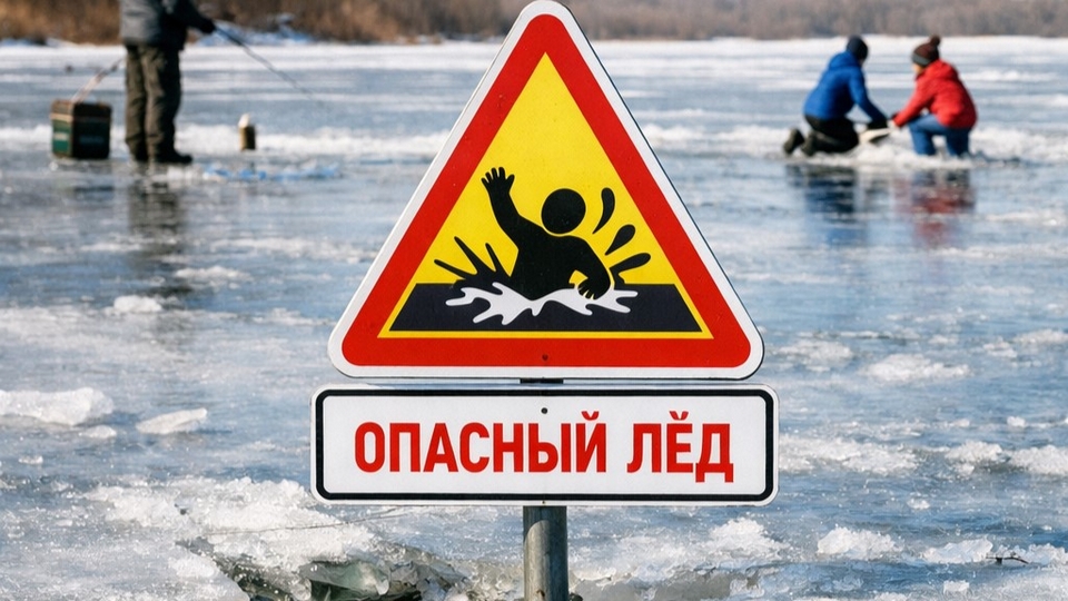 Опасный лёд: предупреждение для любителей подлёдного лова и родителей