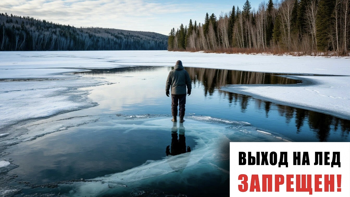Трагедия на озере Глубокое: мужчина провалился под лед