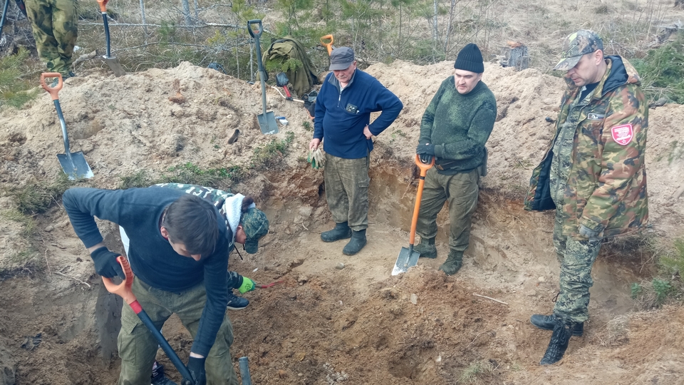 Как под Выборгом нашли останки трёх красноармейцев